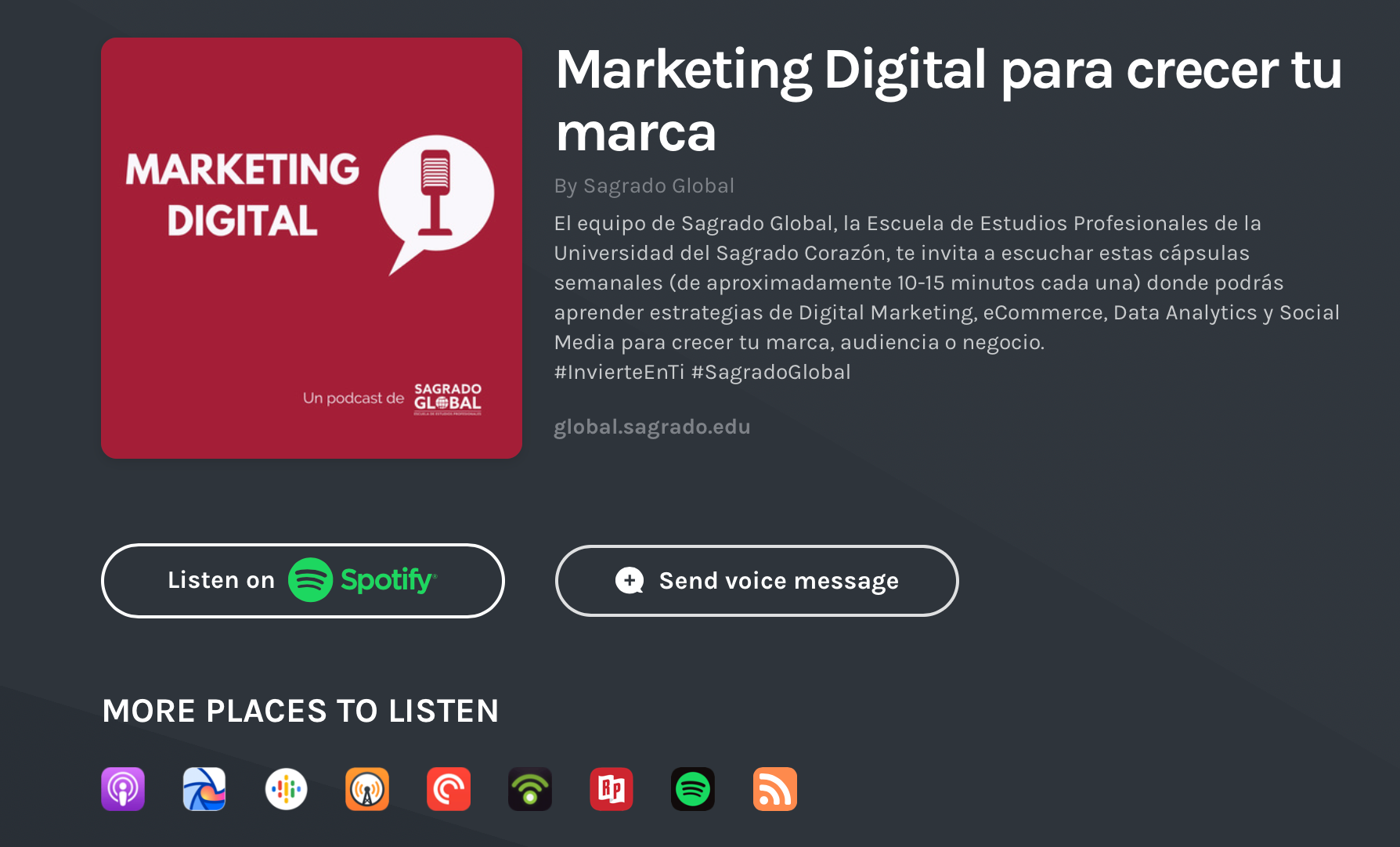 Podcast Sagrado Global