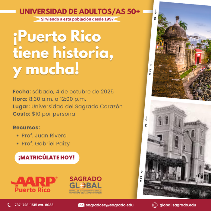 Taller: ¡Puerto Rico tiene historia, y mucha!