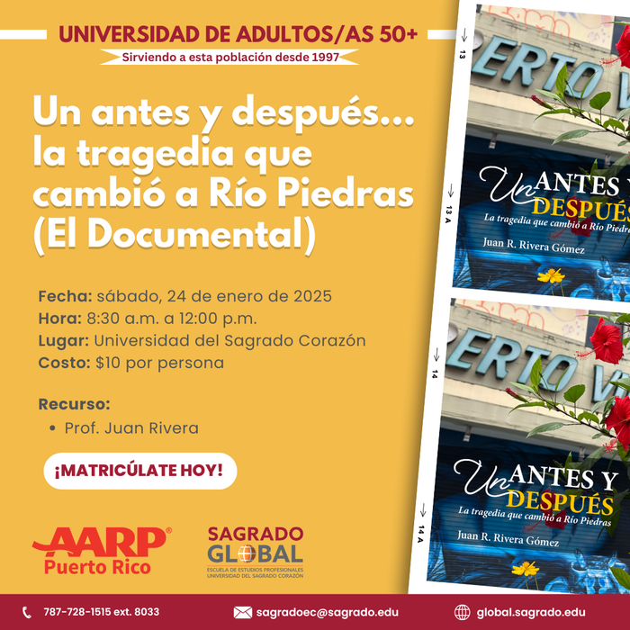 Taller: Un antes y después... la tragedia que cambió a Río Piedras (El Documental)