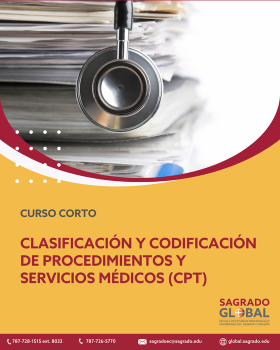 Clasificacion y Codificacion de Servicios y Procedimientos CPT