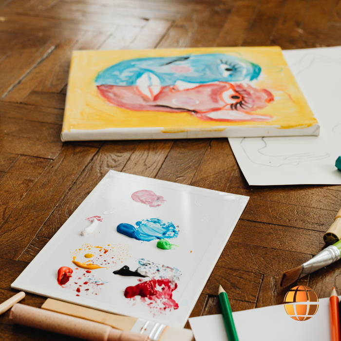 Exploración Creativa de Dibujo y Pintura